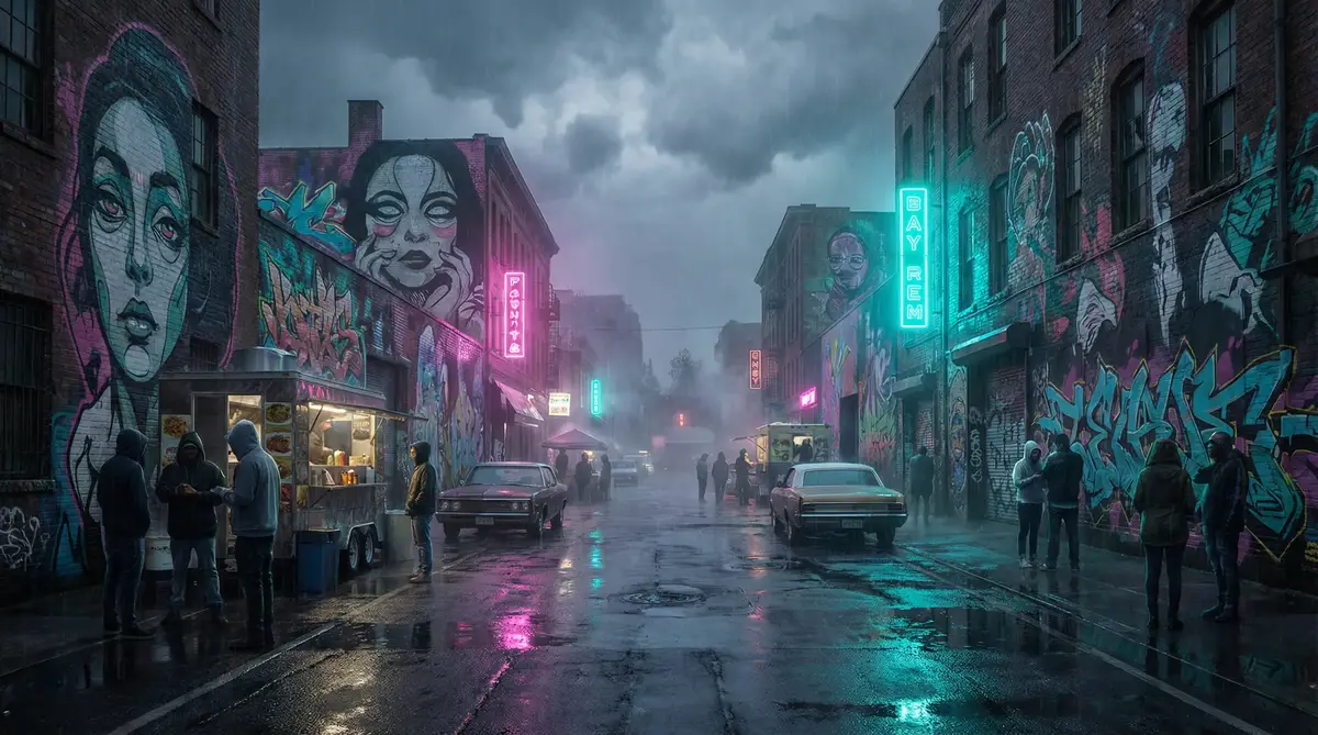 黄色录像在线观看 - 雨夜壁画街